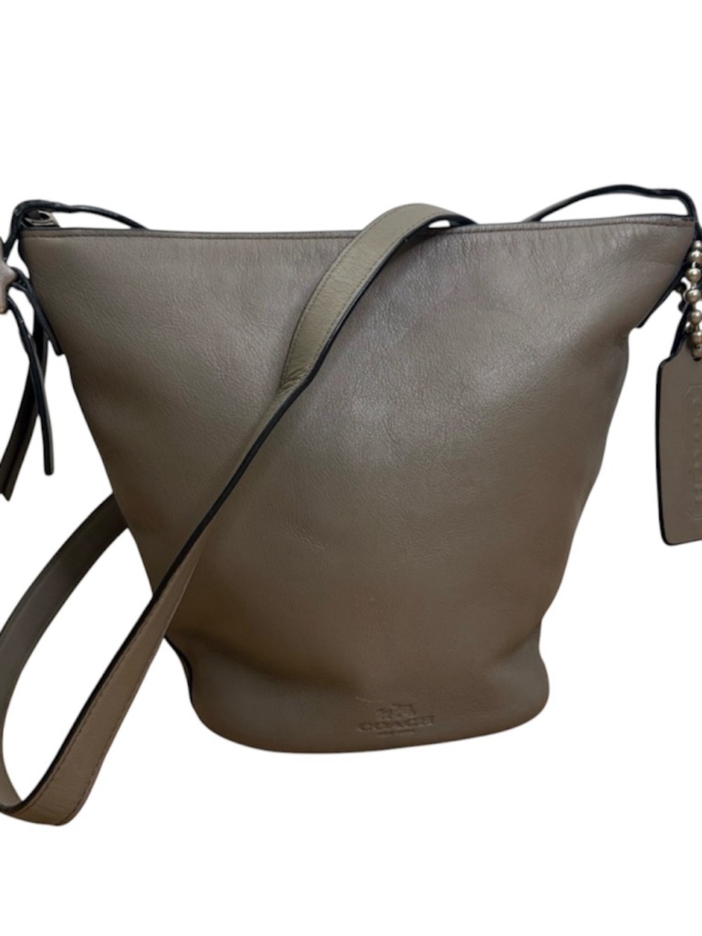 Coach Bleecker Bleecker Mini Duffle Bucket leather Crossbody Bag